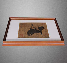 嘉峪关书画装裱配框服务案例